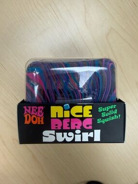 Viral Nee Doh Nice Berg Swirl Super Solid Squish - Blue & Pink authentic NEW